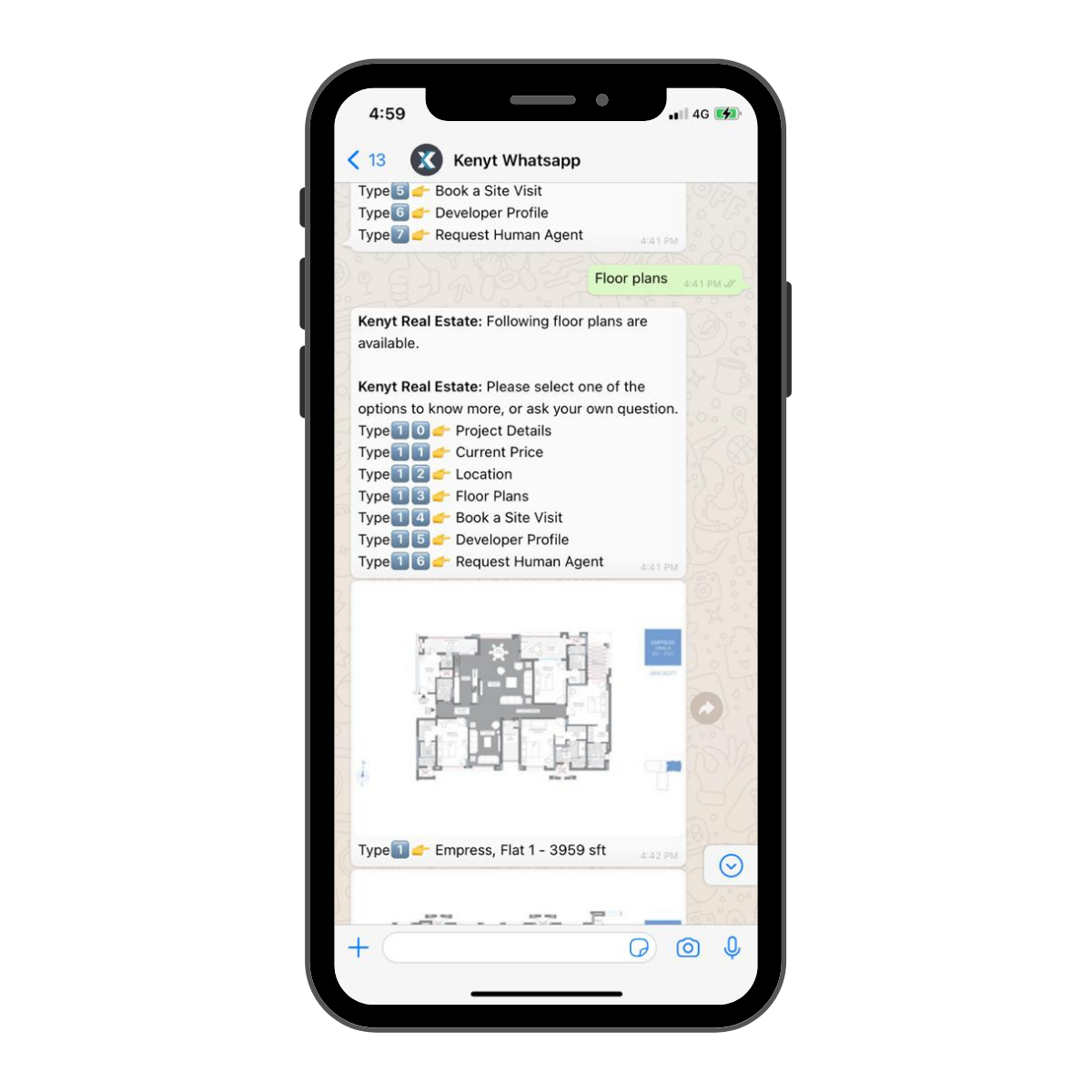 screenshot of Kenyt AI Agents